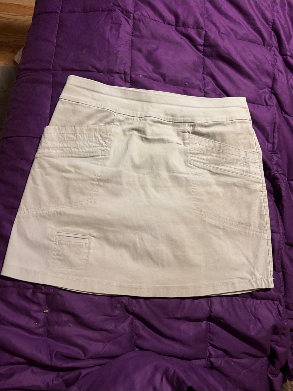 jamie sadock Cream Mini Skirt